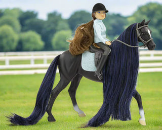 Breyer horse with girl rider