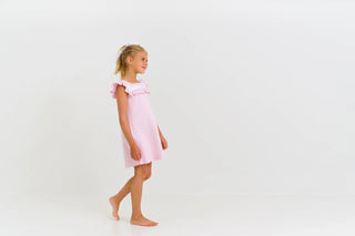 Darla Dress - Palm Beach Pink with Worth Avenue White