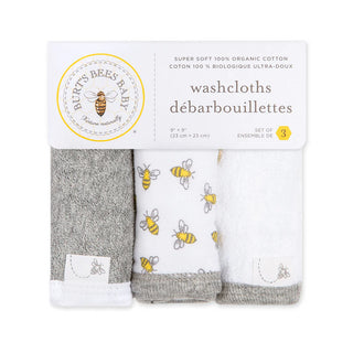 Burt's Bees Organic Baby Washcloths