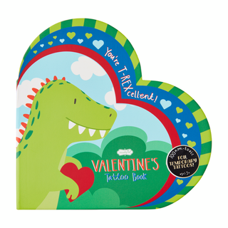 Unicorn or Dinosaur Valentine Tattoo Book - Mud Pie