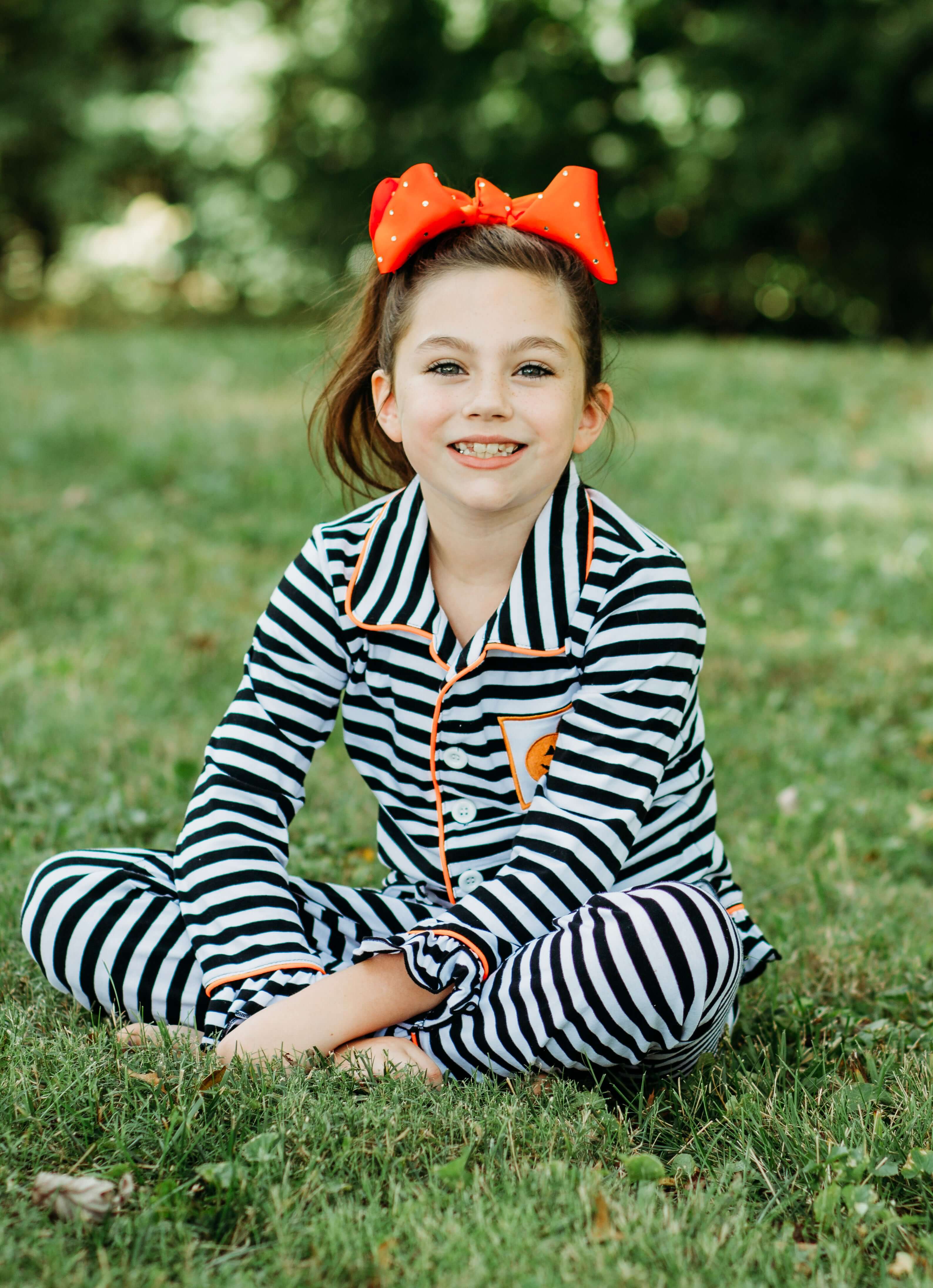 Girls zebra online pajamas