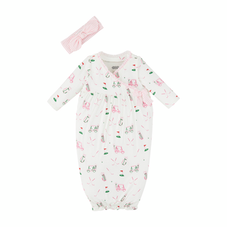 Mud Pie Baby Girl Golf Gown and Headband