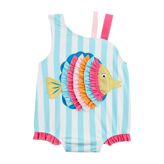 Fish Applique Swimsuit - Mud Pie