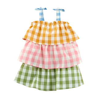 Mud Pie Pastel Tiered Sundress