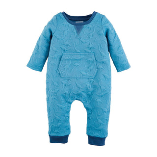 Mud Pie Quilted Dinosaur Baby Bodysuit