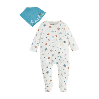 Rookie Sports Sleeper and Bib Set - Mud Pie