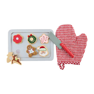 Wooden Christmas Cookie Play Set - Mud Pie