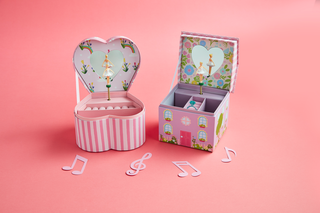 Musical Jewelry Box - House or Heart Design - Mud Pie