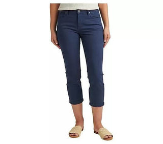 Navy Mid-Rise Capri by JAG