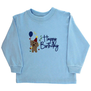 Boys Happy Birthday Long Sleeve Shirt - Bailey Boys