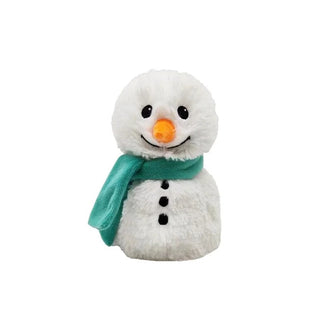 Green Scarf Snowman - Warmies Junior