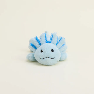 Blue Axolotl Warmies Junior