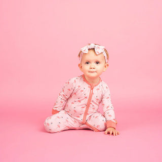 Flamingo Bamboo Convertible Baby Pajamas