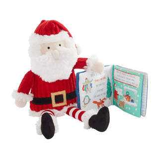 SANTA PLUSH WITH BOOK