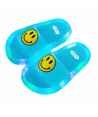 Mud pie Blue Smiley Light Up Sandal LED