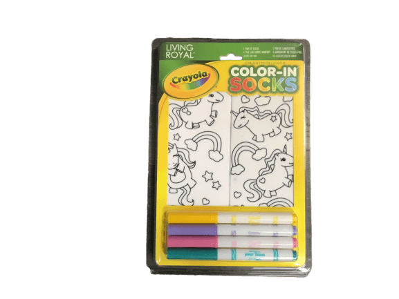 Crayola Color-In Socks - Puppies Galore - 810010245243